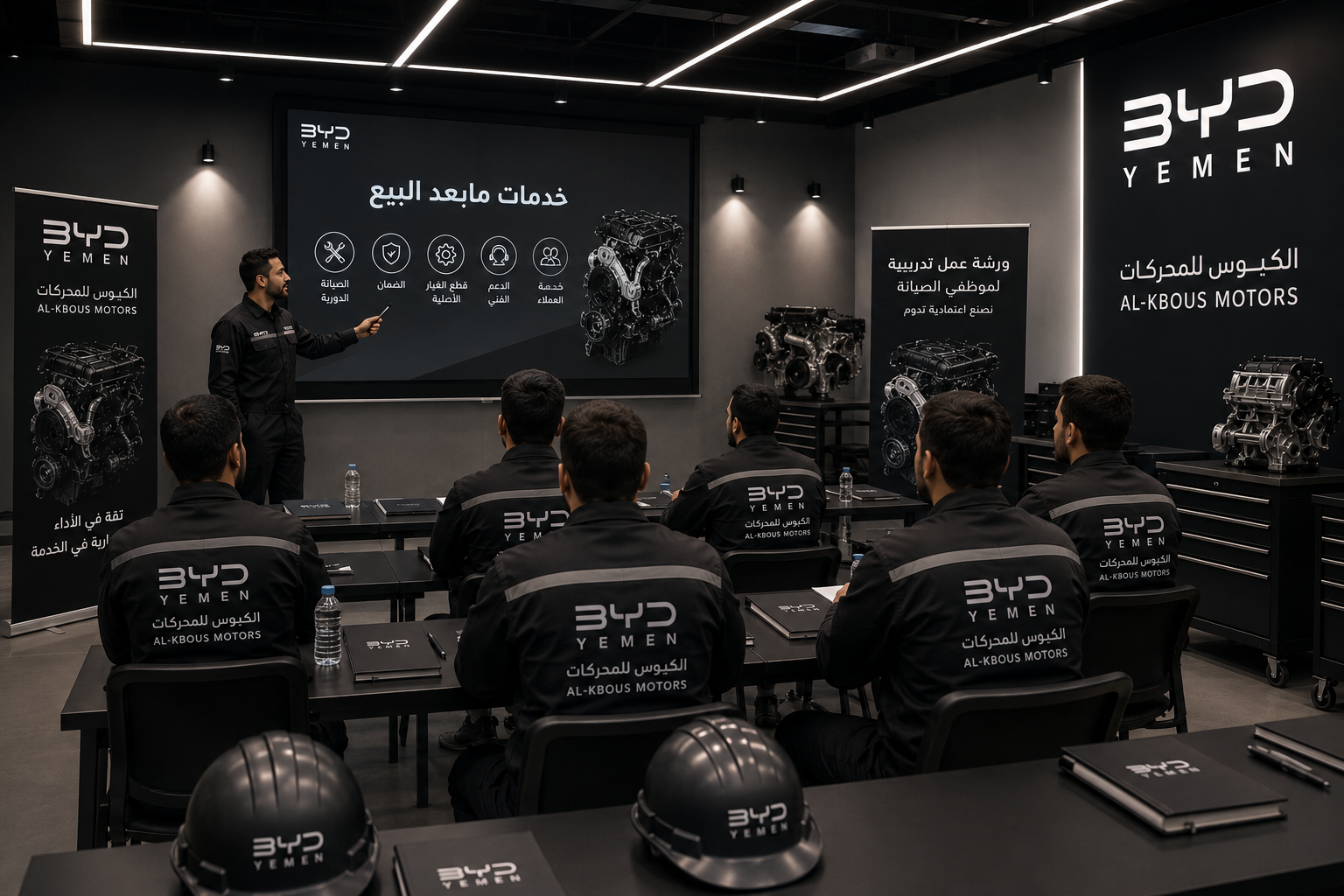 AlKbous Motors Agency organizes an extensive workshop to enhance the quality of after-sales services in accordance with BYD’s global standards.